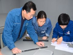 公司舉辦色差、色棋測試