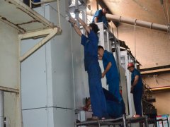 面三車(chē)間3#打底機(jī)烘室改造完成